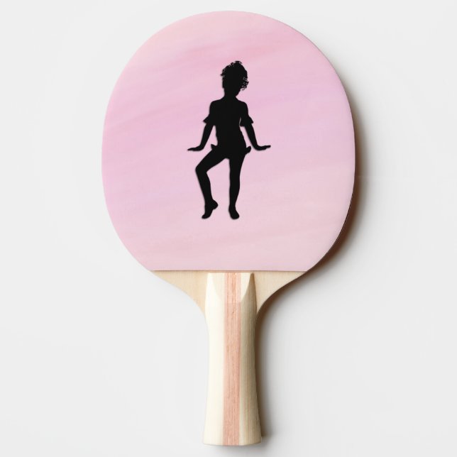 Cutest Little Dancer Ping Pong Paddle (Back)