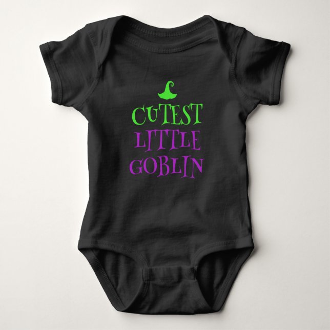 Cutest Little Goblin Baby Outfit Baby Bodysuit (Front)