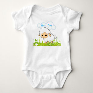 Cutest Little Lamb Baby Bodysuit