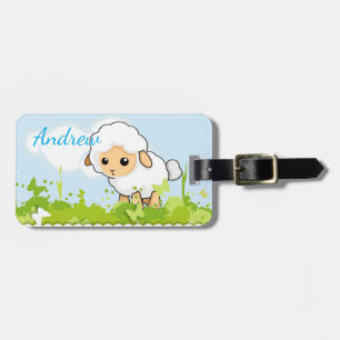 Cutest Little Lamb Luggage Tag