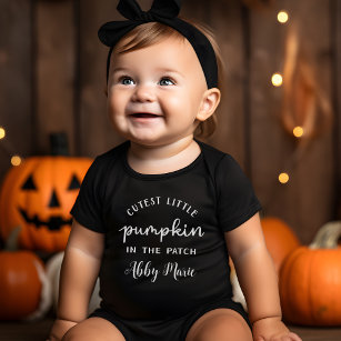 Cutest Little Pumpkin in the Patch Custom  Baby Bodysuit