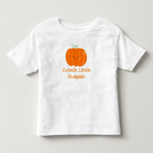 CUTEST LITTLE PUMPKIN Toddler Cotton T-Shirt