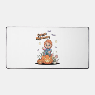 Cutest Nightmare Chucky Halloween Desk Mat