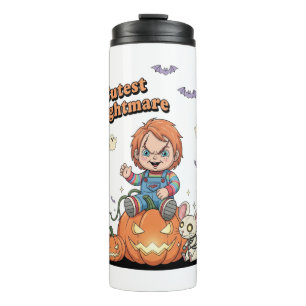 Cutest Nightmare Chucky Halloween Thermal Tumbler