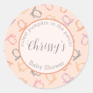 Cutest Pumpkin  Classic Round Sticker