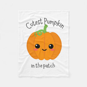 cutest pumpkin fleece blanket