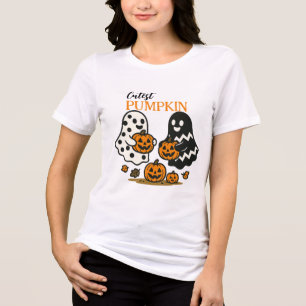 Cutest Pumpkin Ghosts Tri-Blend Shirt