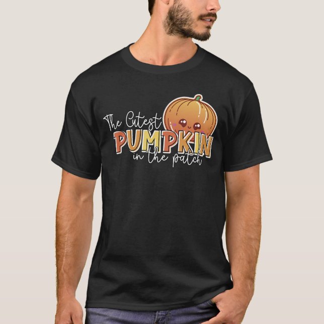 Cutest Pumpkin In The Girl Trick or Treat Hallowee T-Shirt (Front)