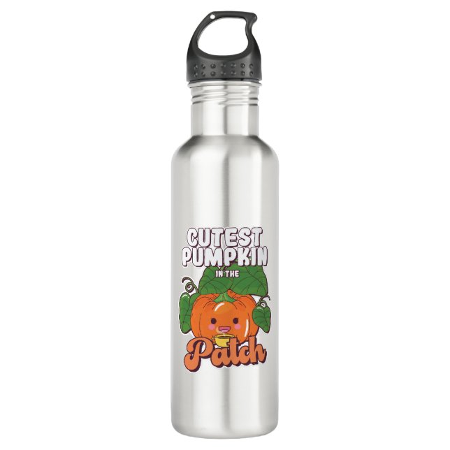 cutest pumpkin in the patch 710 ml water bottle (Front)