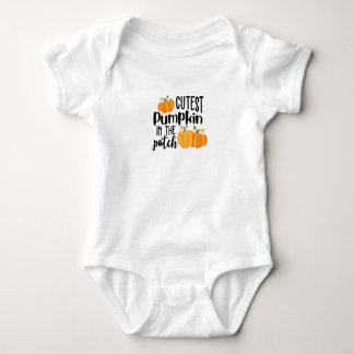 Cutest Pumpkin in the Patch Baby Bodysuit