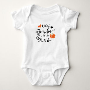 cutest pumpkin in the patch baby bodysuit