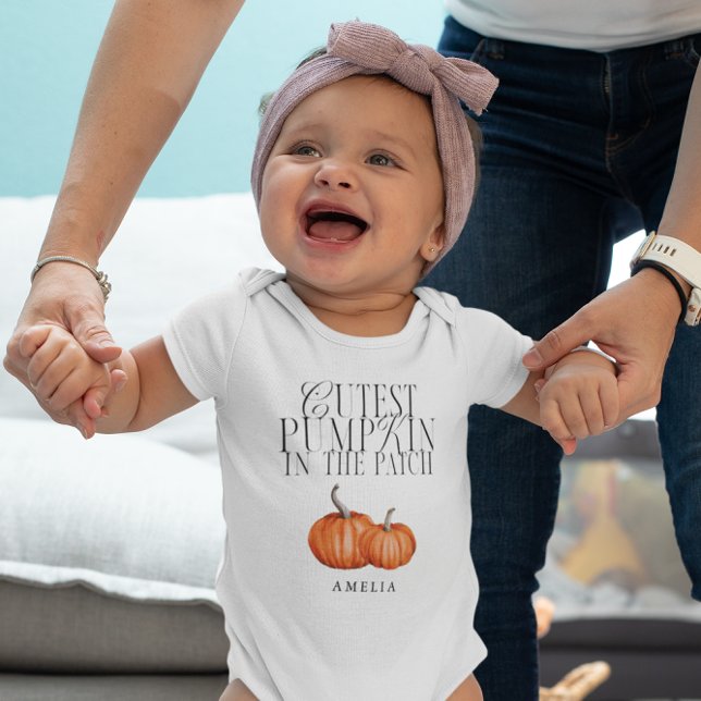 Cutest Pumpkin In The Patch Baby Bodysuit (Creator Uploaded)