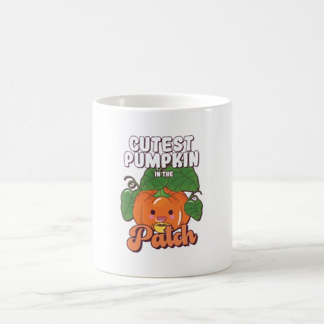 cutest pumpkin in the patch coffee mug (Center)