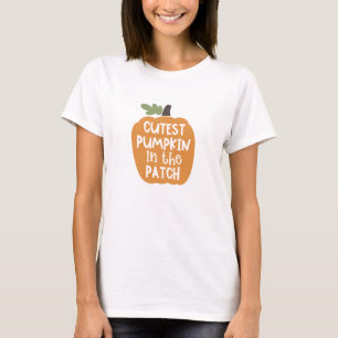 Cutest Pumpkin In The Patch Cute Fall Autumn T-Shirt