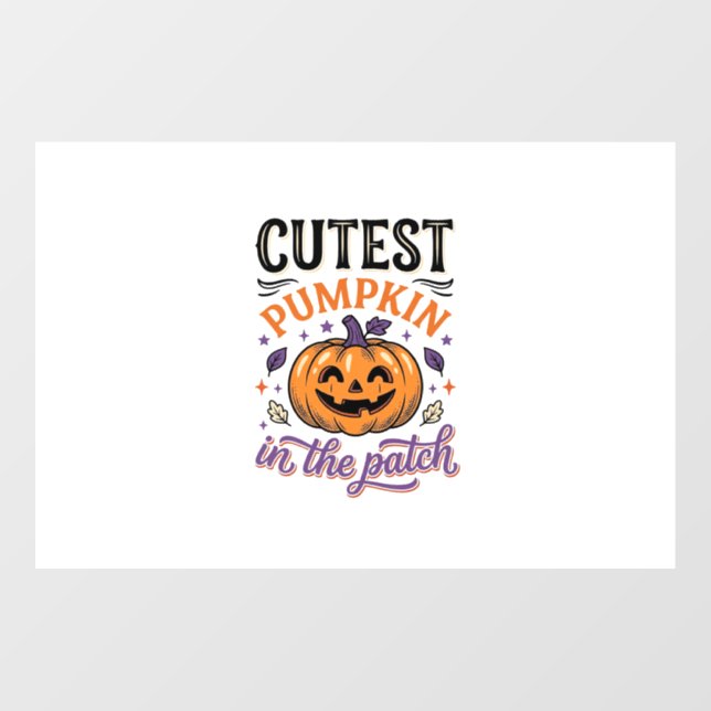 Cutest Pumpkin In The Patch Halloween Shirt Design (Sheet)