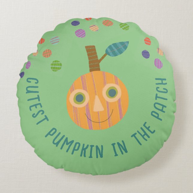 Cutest Pumpkin in the Patch Pillow (Front)