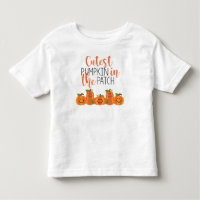 Cutest Pumpkin in the Patch Toddler Ruffle Tee