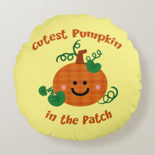 Cutest Pumpkin Round Cushion