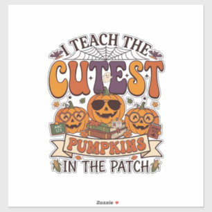 Cutest Pumpkins Halloween Teacher Glasses Books_1