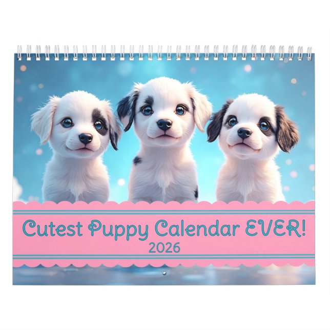 Cutest Puppy Calendar EVER! (Cover)