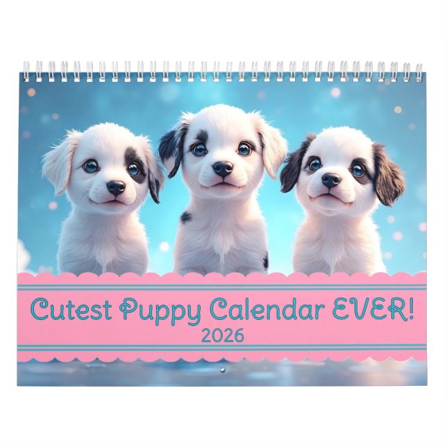 Cutest Puppy Calendar EVER! (Cover)