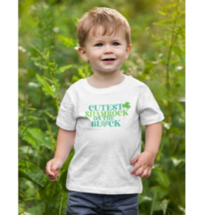 Cutest Shamrock on the block St. Patrick's Day Baby T-Shirt