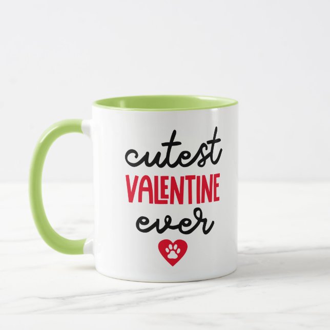 Cutest Valentine Ever ..from your Poodle Mug (Left)