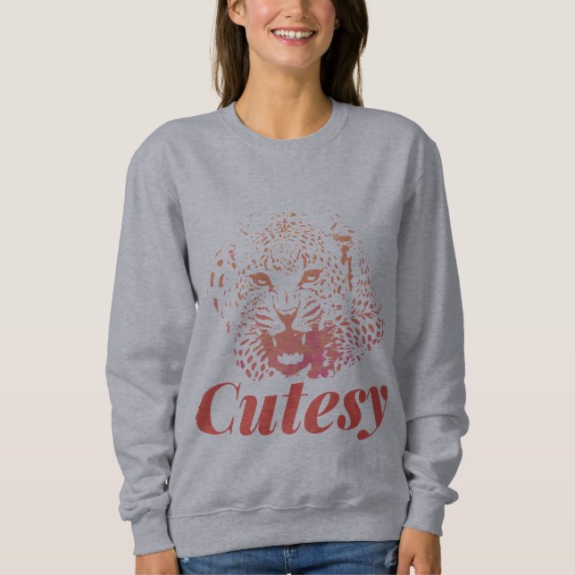 Cutesy Cheetah Sweatshirt (Front)