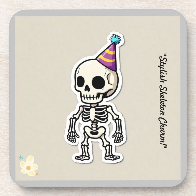 "Cutesy Creepy Decor" Coaster (Front)