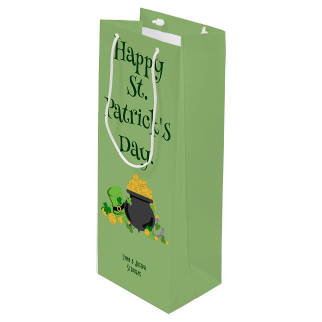 Cutesy Luck for the Irish Gift Bag (Front Angled)