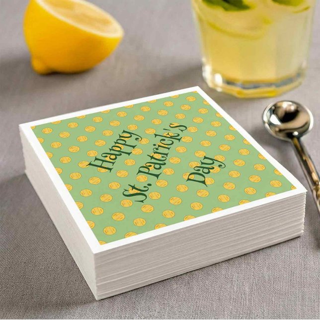 Cutesy Luck for the Irish Paper Napkin (Creator Uploaded)