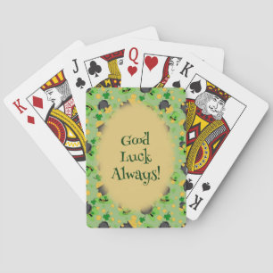 Cutesy Luck for the Irish Playing Cards