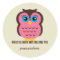 Cutesy Owl THIS BELONGS TO Stickers