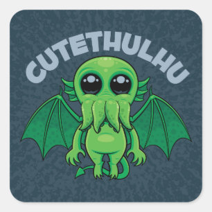 Cutethulhu Square Sticker