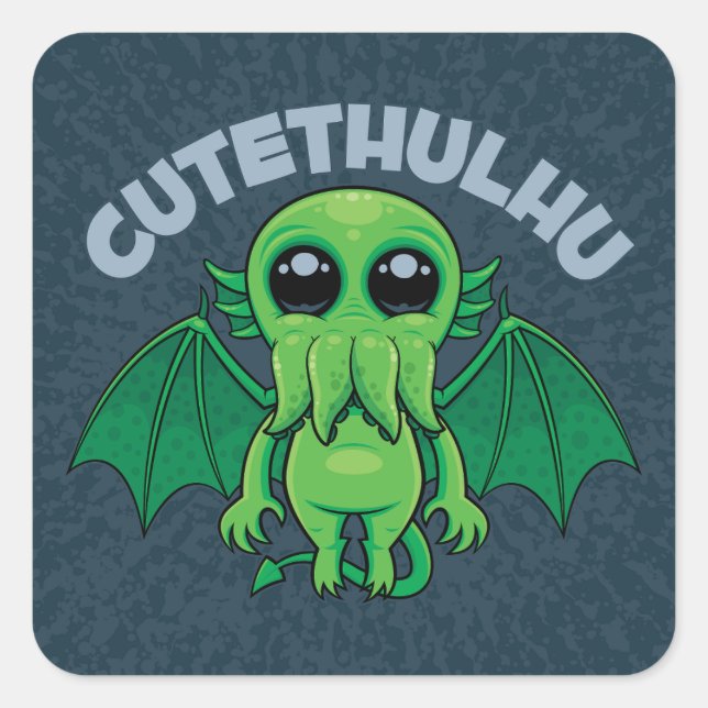 Cutethulhu Square Sticker (Front)
