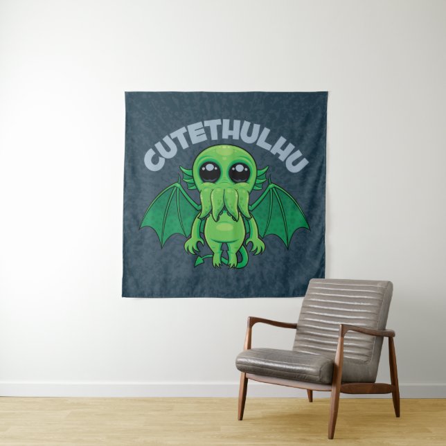Cutethulhu Tapestry (In Situ)