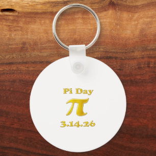 Cutie 3.14 Pi Day Key Ring