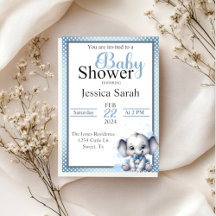 Cutie Blue Elephant - Little Peanut