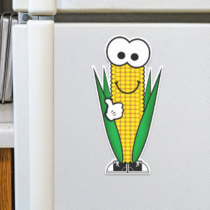 Cutie Cartoon Corn on the Cob Vinyl
