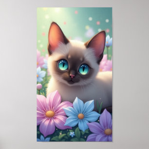 Cutie Cat Poster