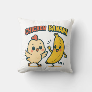 CUTIE CHICKEN BANANA!  CUSHION