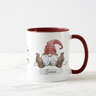 Cutie Christmas Gnome Mug