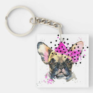 Cutie French Bull Dog Key Ring