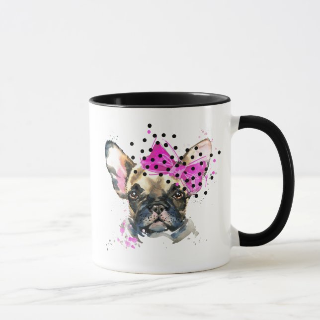 Cutie French Bull Dog Mug (Right)