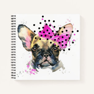 Cutie French Bull Dog Notebook