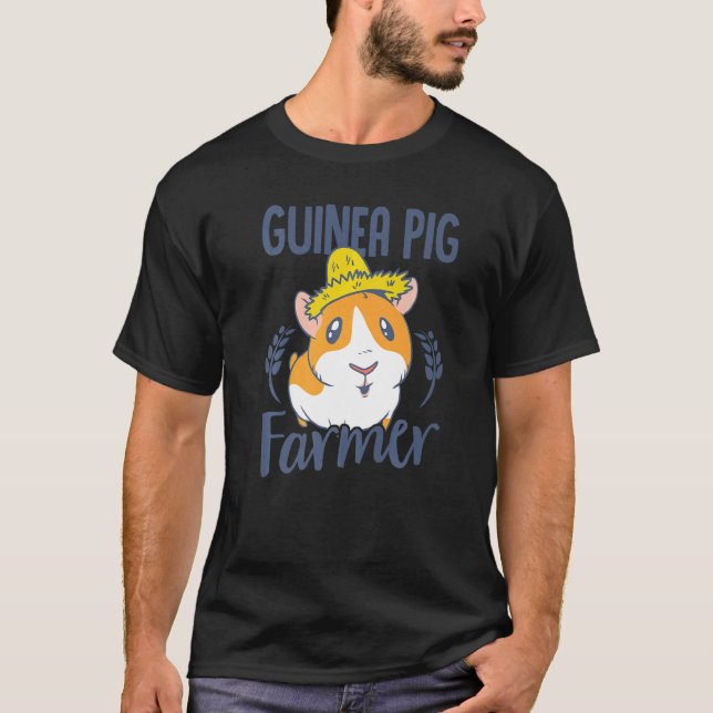 Cutie Guinea Pig Farmer Pig Owner Animals Cavy Pet T-Shirt (Front)