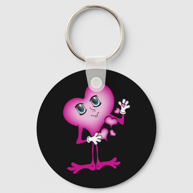 Cutie Heart Key Ring (Front)