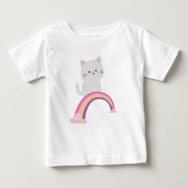 Cutie Kitten Cat              Baby T-Shirt (Front)