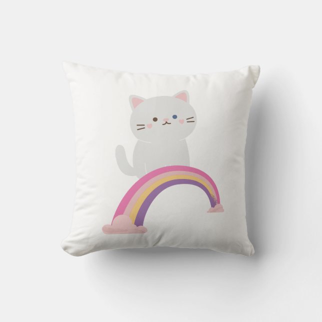 Cutie Kitten Cat           Cushion (Front)