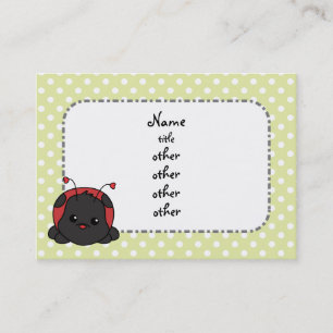 Cutie Ladybug Business Card